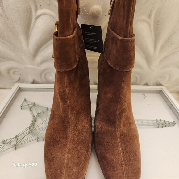 Sarto by Franco Sarto "Flexa" Elia O-Ring Suede Leather Booties. NIB. Size 11 - Picture 5 of 13